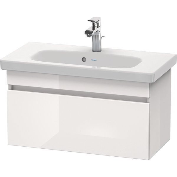Durastyle Wall-Mounted Vanity Unit White High Gloss, Duravit, Mfr#: DS639907518